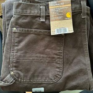 Carhartt Men's Dark Brown Cargo Pants